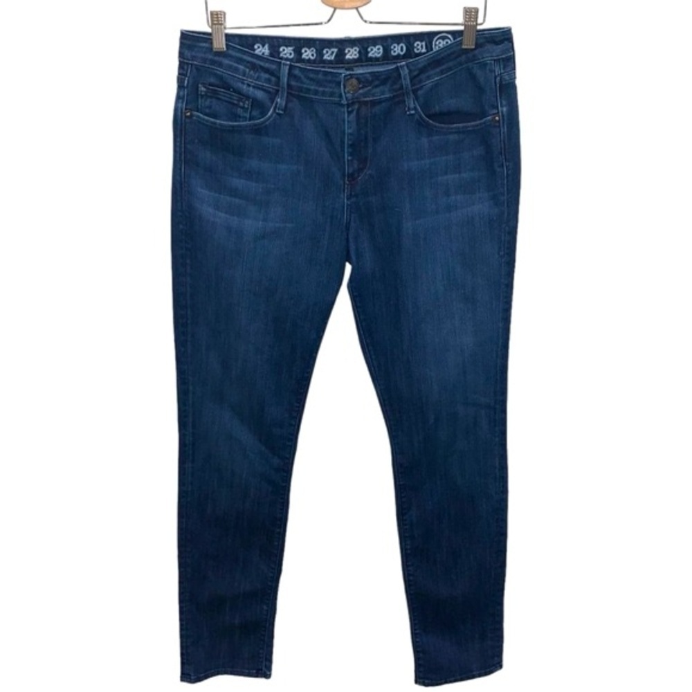 Earnest Sewn Harlan 383 Madison Cigarette Leg Dark Wash Jeans Women's sz 32